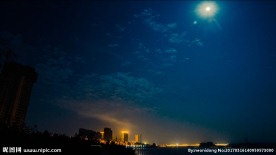 泗阳大运河夜景延时摄影