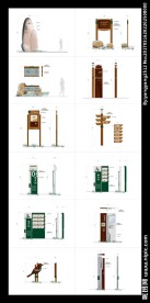 别墅区导视系统设计