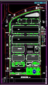 厂区室外给水总平面图