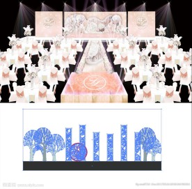 粉色公主风主题婚礼