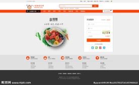 电商网站的登录页面