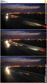 高速公路夜间车流