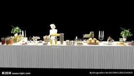 婚礼冷餐区