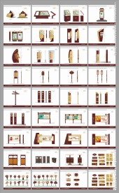 乡镇房产社区主题导示牌