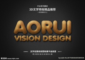 PSD特效字体饼干样式