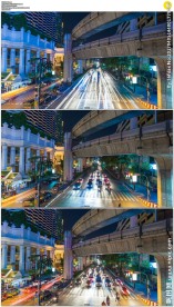 曼谷天桥大街车流