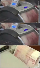 点钞机点钞票