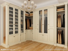精品实木衣帽间