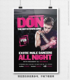 唯美城市明星展板