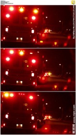 消防车应急车灯光闪烁