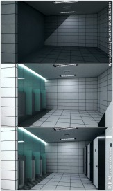 卫生间建筑生长动画