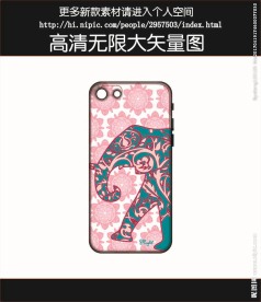 大象手机壳图案