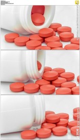 旋转的红色药片