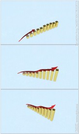 金色柱状图箭头生长