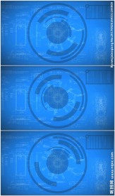 科技蓝图设计图纸