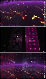 动感城市建筑VJ视频