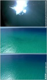 航拍碧海蓝天