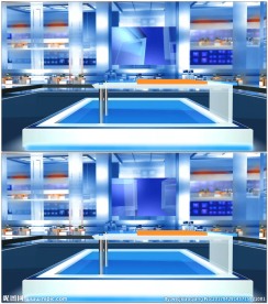 新闻栏目演播室动态背景