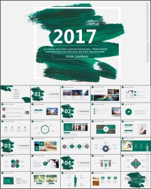 创意公司介绍品牌宣传PPT模板