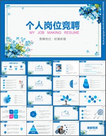 清新简约个人岗位竞聘报告PPT