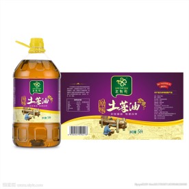 原味土菜油标签