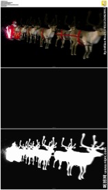 圣诞老人拉雪橇