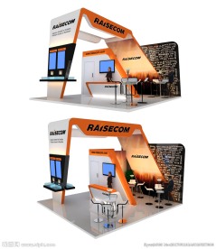 瑞斯康达展台模型