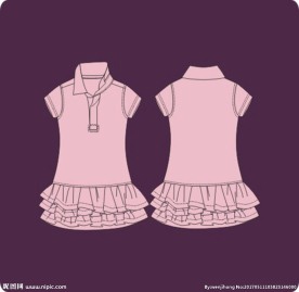 少女装夏季针织连衣裙