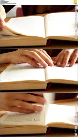 阅读翻书