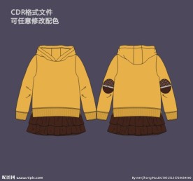 假两件套针织连衣裙