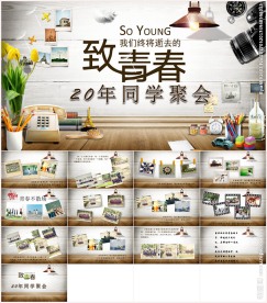 20年同学聚会电子相册模版