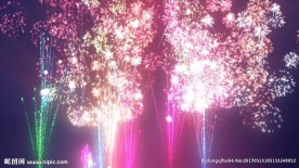 炫彩烟花视频素材