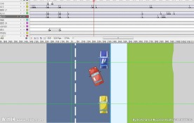 路边停车侧面停车动画30秒