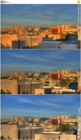 拉斯维加斯建筑日出