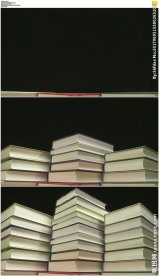 堆积增多的书本