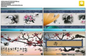 寿宴视频 福寿片头 寿字 寿宴