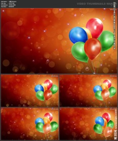 卡通 节日 粒子 漫画 气球