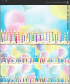 卡通 节日背景 漫画动物 蜡烛