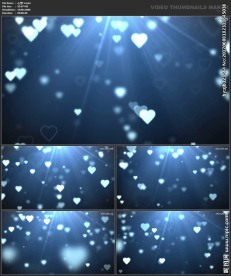 桃心 爱心 婚礼 喜庆 粒子歌