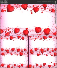 桃心 爱心 婚礼 喜庆 粒子歌