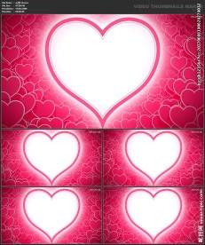 桃心 爱心 婚礼  喜庆 粒子