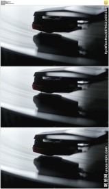 转动的音乐唱片