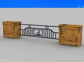 铝合金花箱 3dmax2010