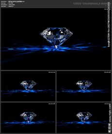 浪漫背景 婚礼婚庆  蓝色钻石