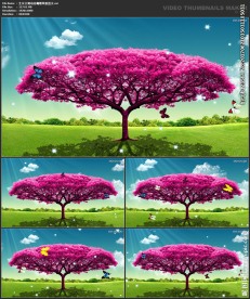 浪漫背景 婚礼婚庆 许愿树