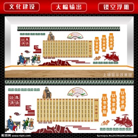 三字经弟子规文化墙 国学经典