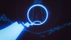 圆形霓虹隧道穿梭循环播放