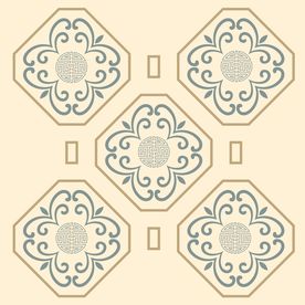 硅藻泥中式底纹花纹背景丝网印