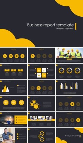 英伦风国际建筑市场分析ppt