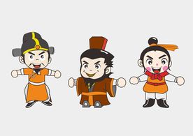 古代人物卡通形象